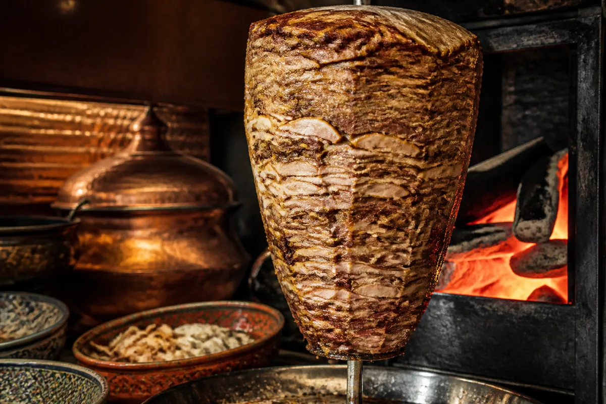 La broche de kebab : ce qu'il y a dedans